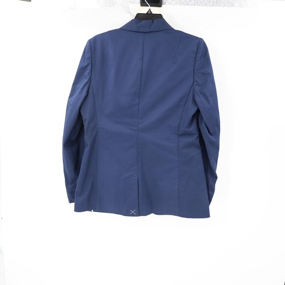 Wildfang blazer Women medium The Ace Tux Blazer navy blue one button shawl lapel - Picture 5 of 13